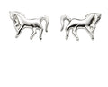 Beginnings Silver Horse Stud Earrings
