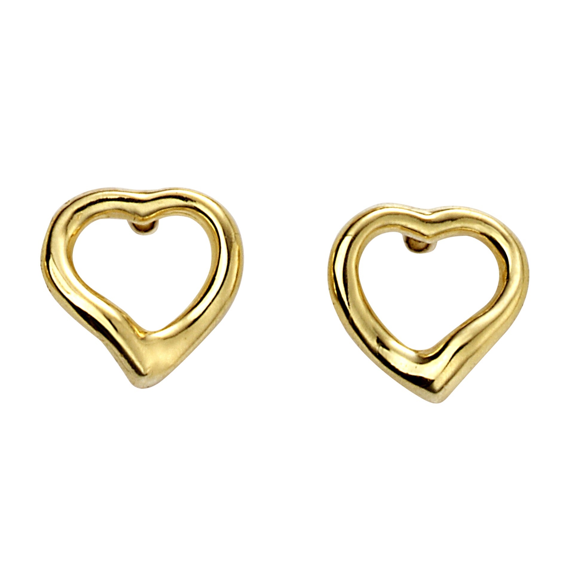 Beginnings Small Open Heart Stud Earrings