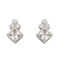 Beginnings Diamond Shape Stud Earrings