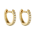 Beginnings Hoop Earrings with Cubic Zirconia