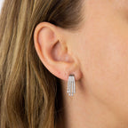 Diamonfire Waterfall Zirconia Drop Earrings