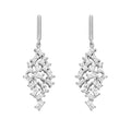 Diamonfire Baguette Zirconia Scatter Drop Earrings