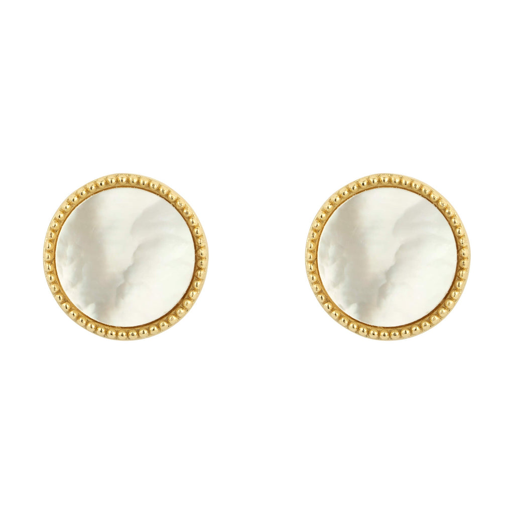Beginnings Comfort Medallion Stud Earrings
