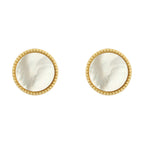 Beginnings Comfort Medallion Stud Earrings