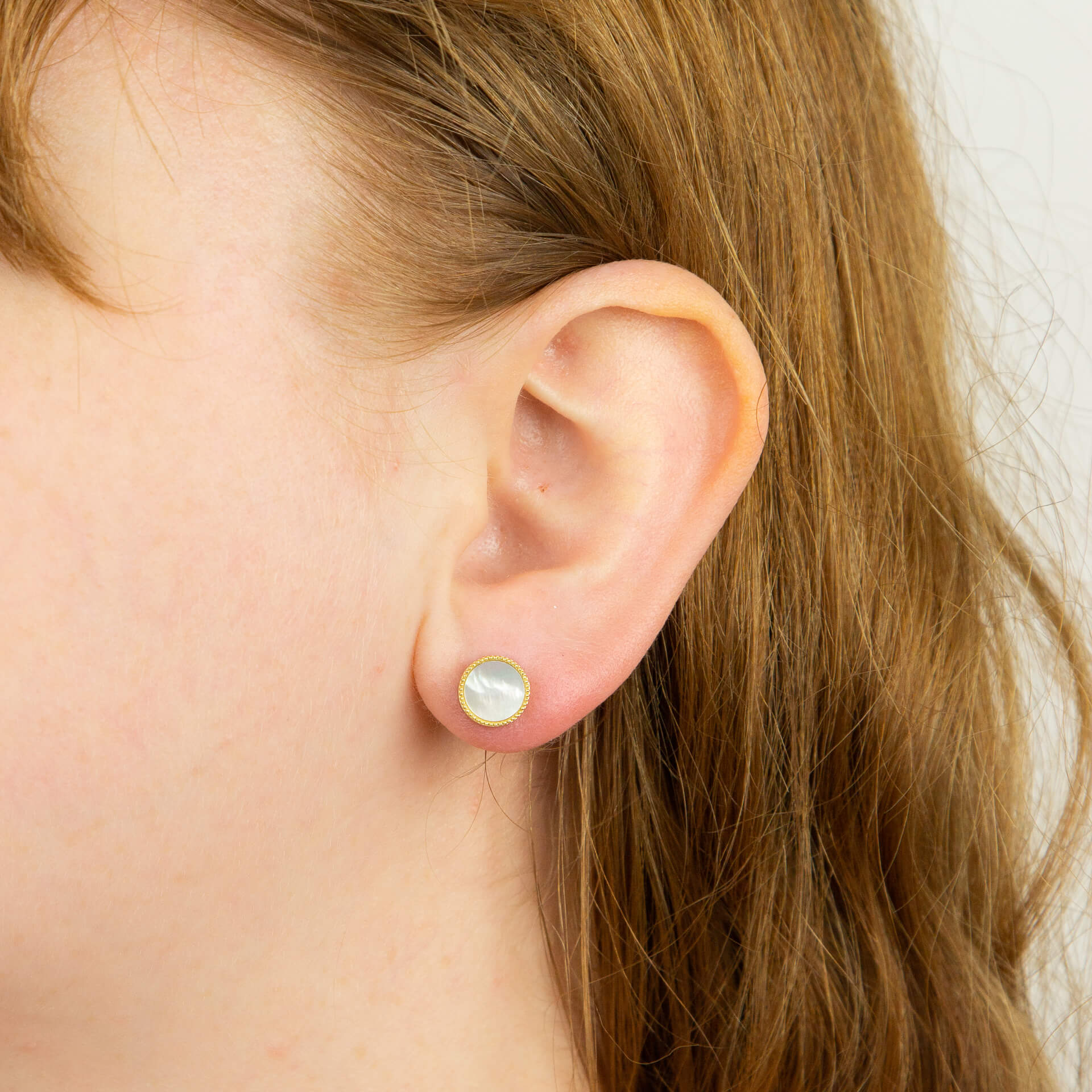 Beginnings Comfort Medallion Stud Earrings