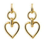 Beginnings Open Heart Drop Earrings