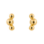 Beginnings Triple Ball Stud Earrings