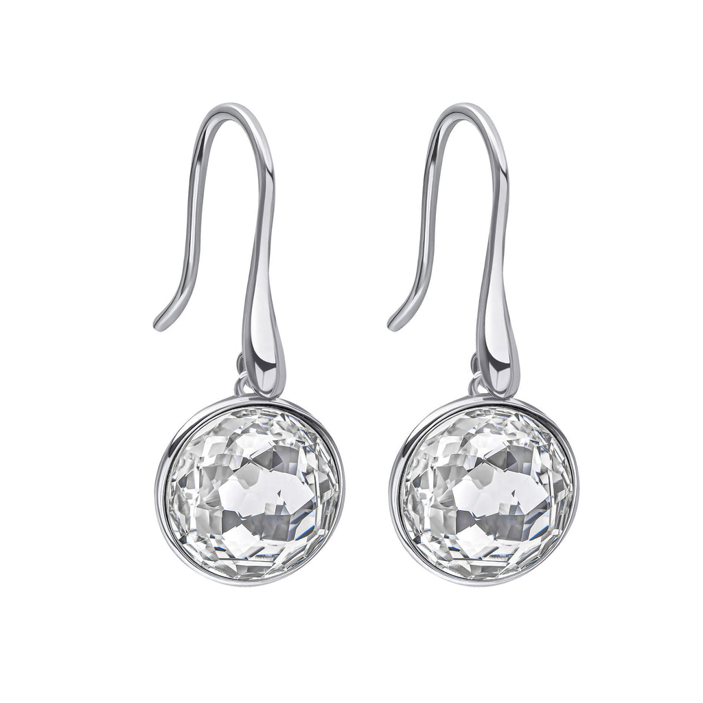 Beginnings Rose Cut Crystal Drop Earrings