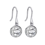 Beginnings Rose Cut Crystal Drop Earrings