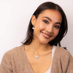 Beginnings Rose Cut Crystal Drop Earrings