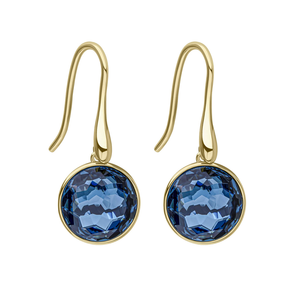 Beginnings Rose Cut Crystal Drop Earrings