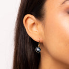 Beginnings Rose Cut Crystal Drop Earrings