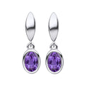 Beginnings Amethyst Drop Earrings