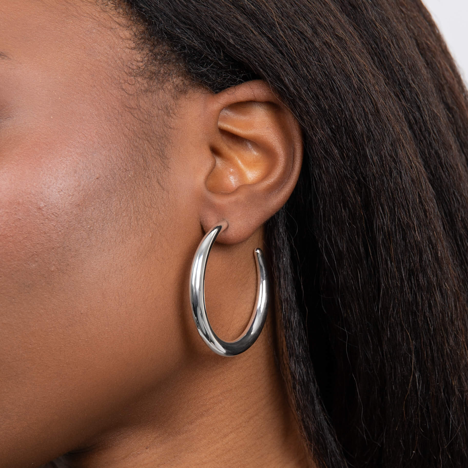 Beginnings Polished Chunky Hoop Earrings