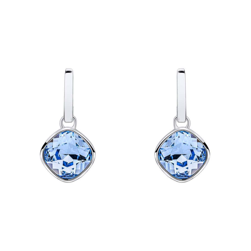 Beginnings Cushion Cut Crystal Drop Stud Earrings