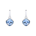 Beginnings Cushion Cut Crystal Drop Stud Earrings