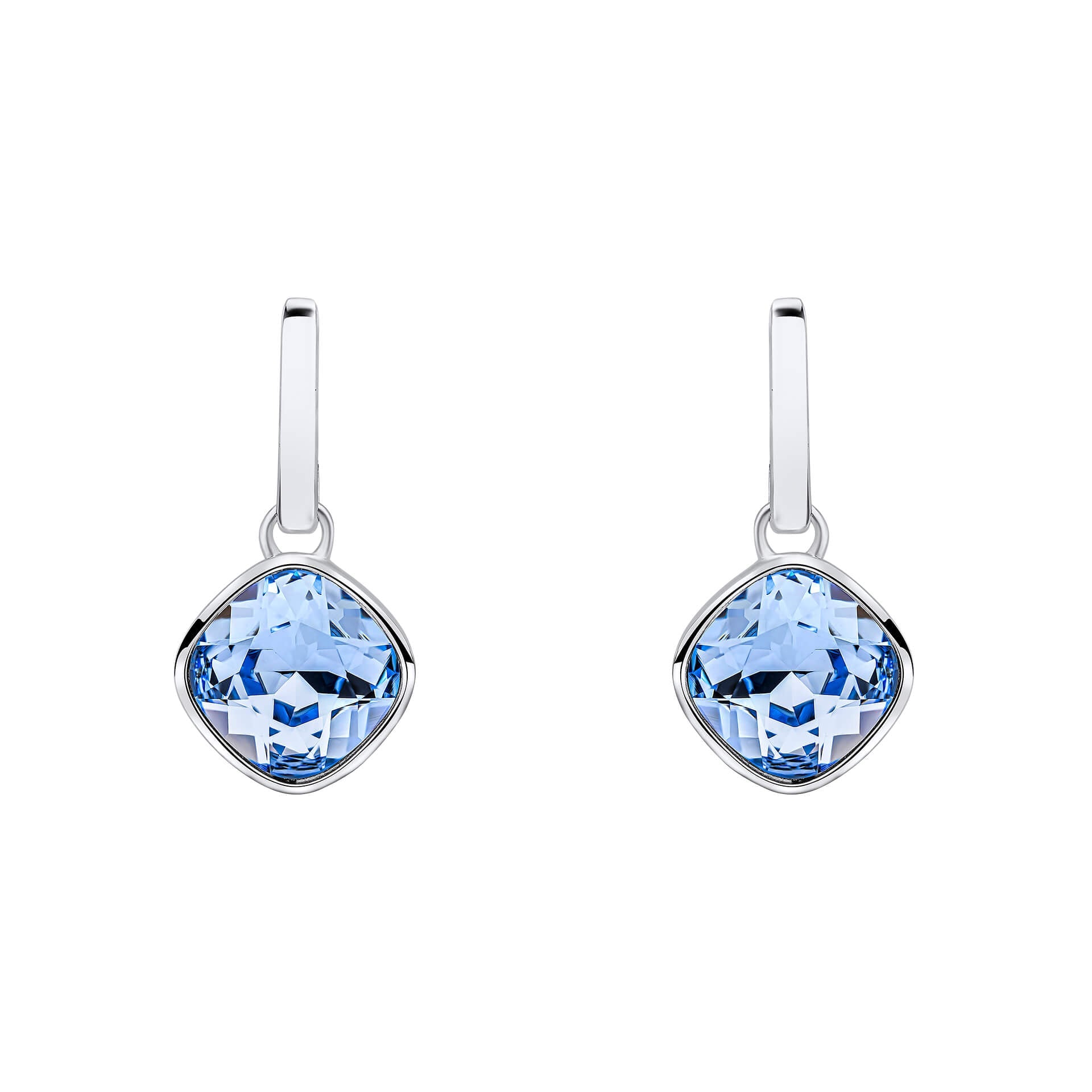 Beginnings Cushion Cut Crystal Drop Stud Earrings
