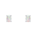 Beginnings Oval Opal Stud Earrings