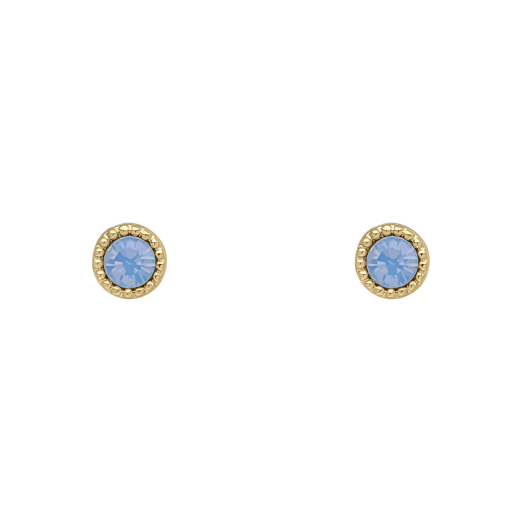 Laura Ashley Fashion Stippled Stud Earrings