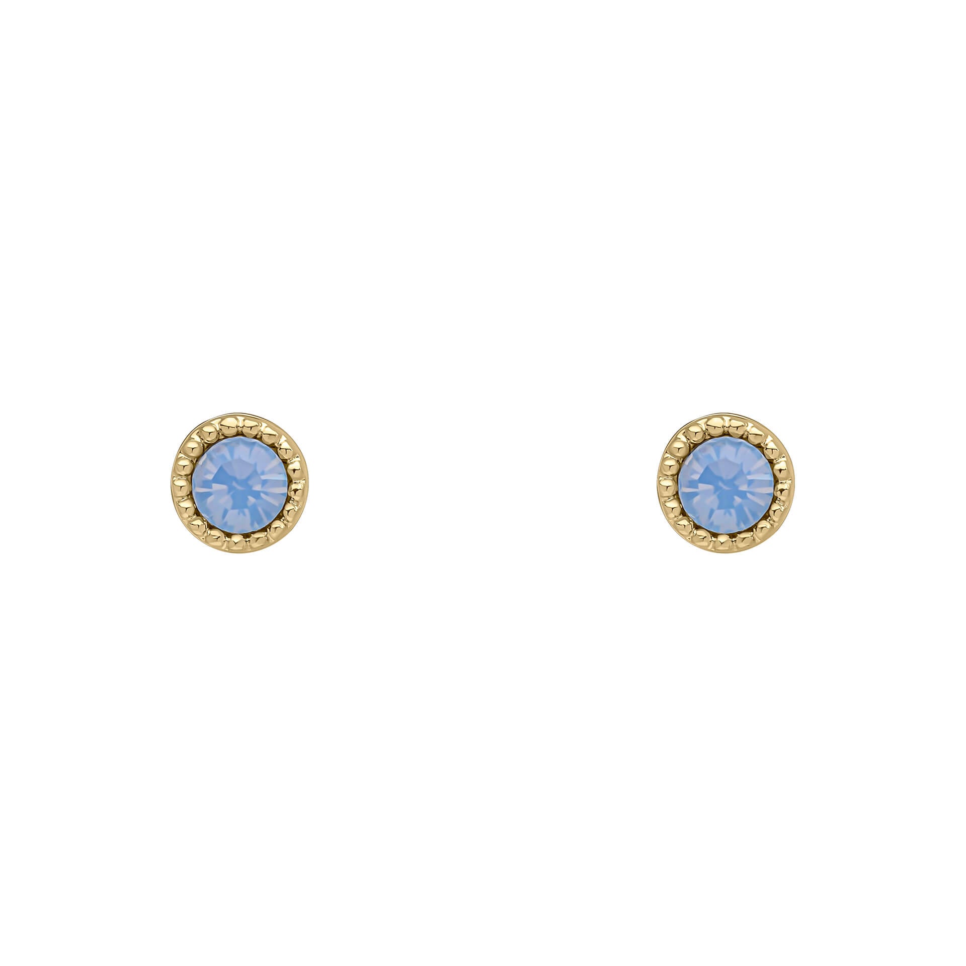 Laura Ashley Fashion Stippled Stud Earrings
