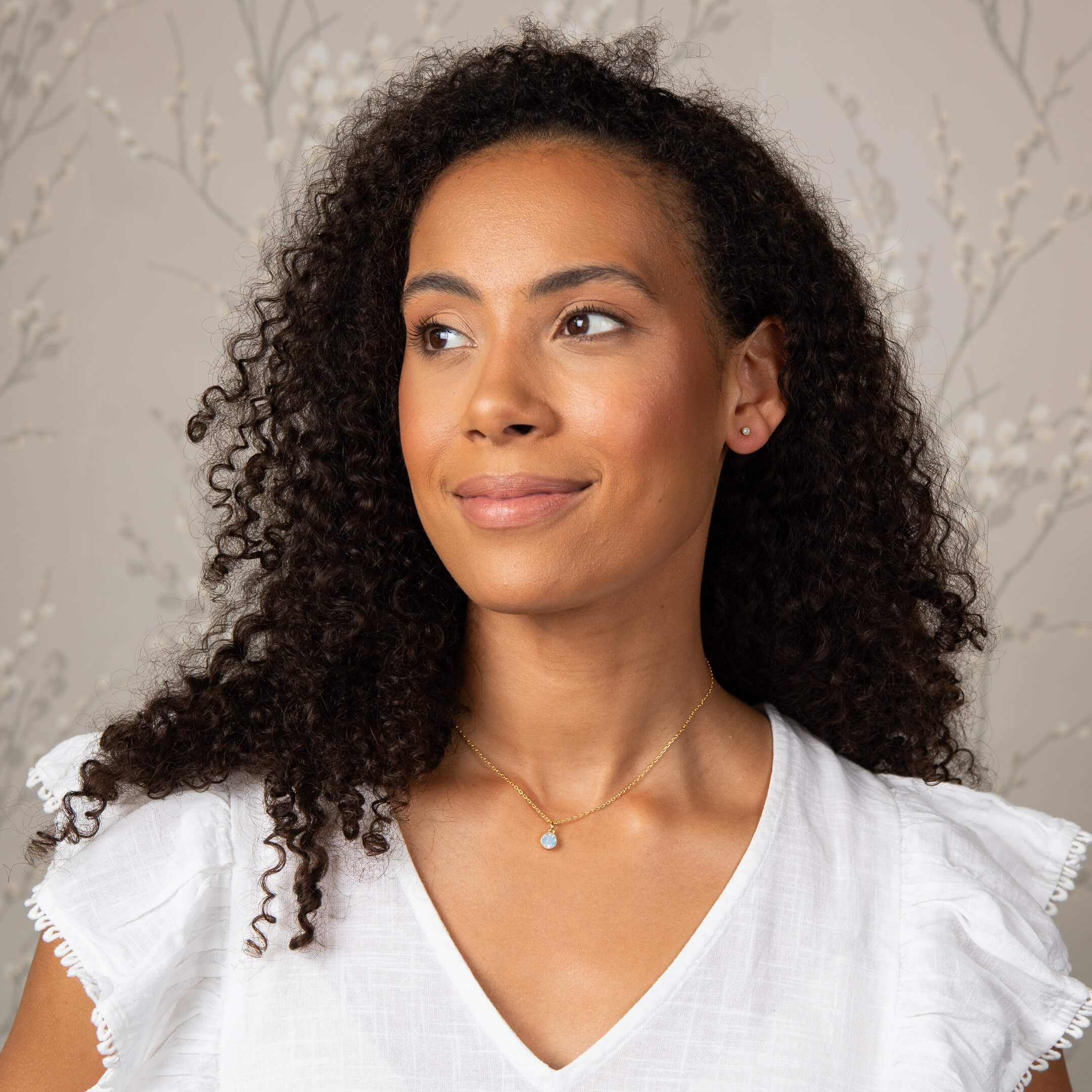 Laura Ashley Fashion Stippled Necklace