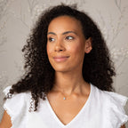 Laura Ashley Fashion Stippled Earrings and Necklace Set