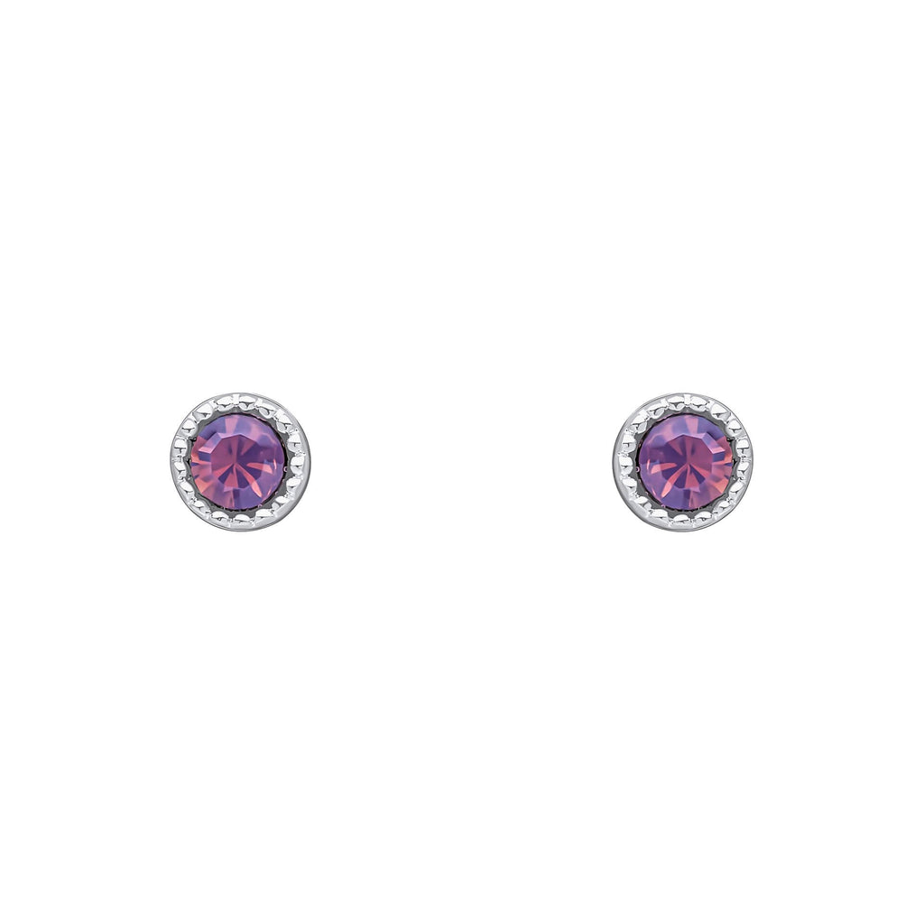 Laura Ashley Fashion Stippled Stud Earrings