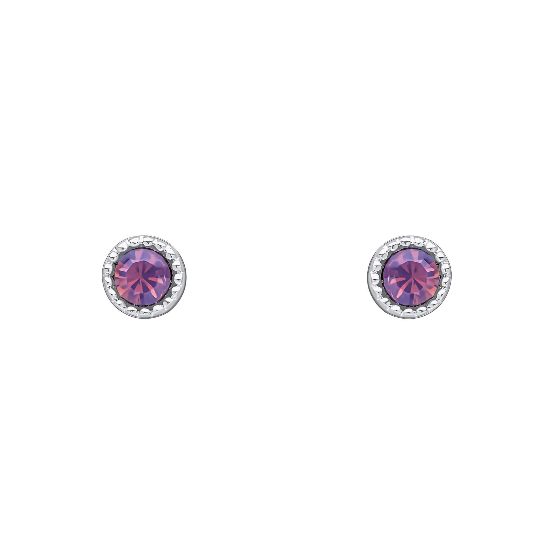 Laura Ashley Fashion Stippled Stud Earrings