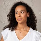 Laura Ashley Fashion Stippled Earrings and Necklace Set