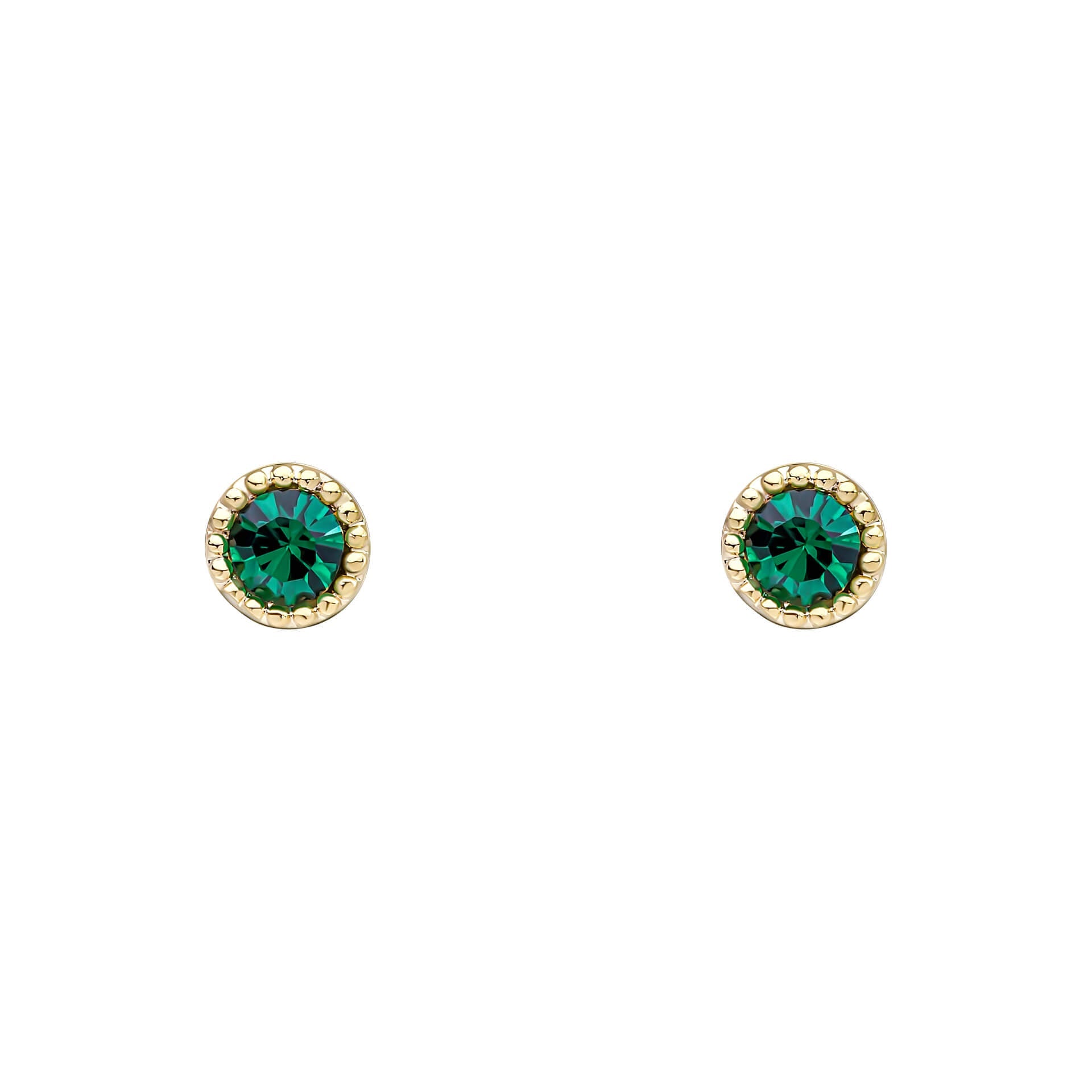 Laura Ashley Fashion Stippled Stud Earrings