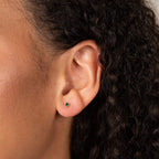 Laura Ashley Fashion Stippled Stud Earrings