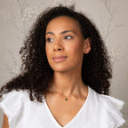 Laura Ashley Fashion Stippled Earrings and Necklace Set