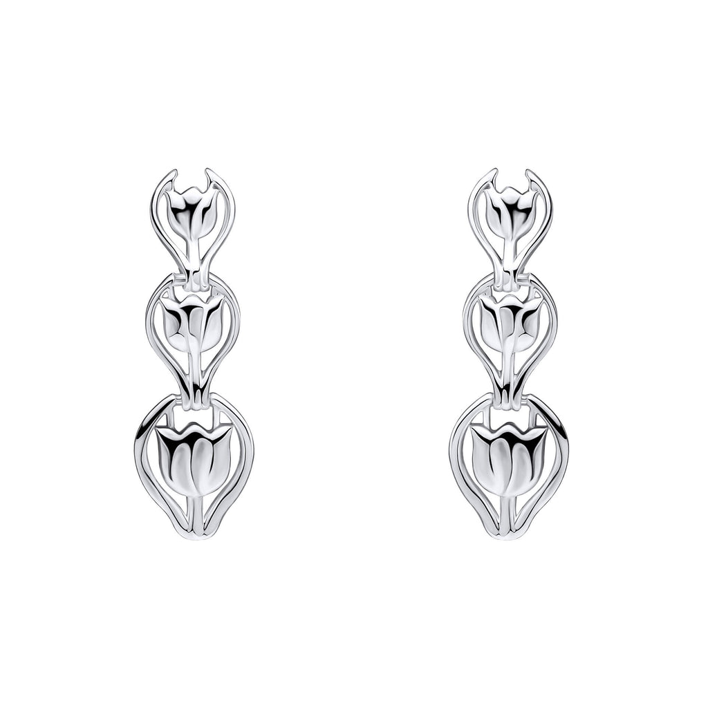 Laura Ashley Fashion Tulip Chain Earrings