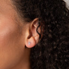 Laura Ashley Fashion Single Tulip Stud Earrings