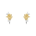 Laura Ashley Silver Heritage Daffodil Stud Earrings