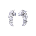 Diamonfire Cluster Zirconia Drop Earrings