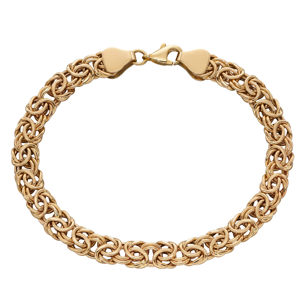 Elements Gold Byzantine Design Bracelet