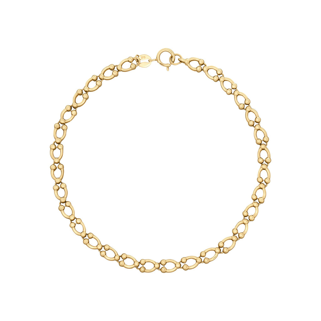 Elements Gold Oval Link Bracelet
