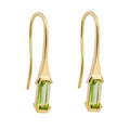Elements Gold Elongated Semi-Precious Hook Earrings