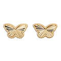 Elements Gold Butterfly Stud Earrings