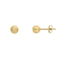 Elements Gold Starburst Detail Ball Stud Earrings