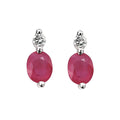 Elements Gold Precious Stone Drop Earrings