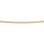 Elements Gold 0.6mm Diamond Cut Curb Chain