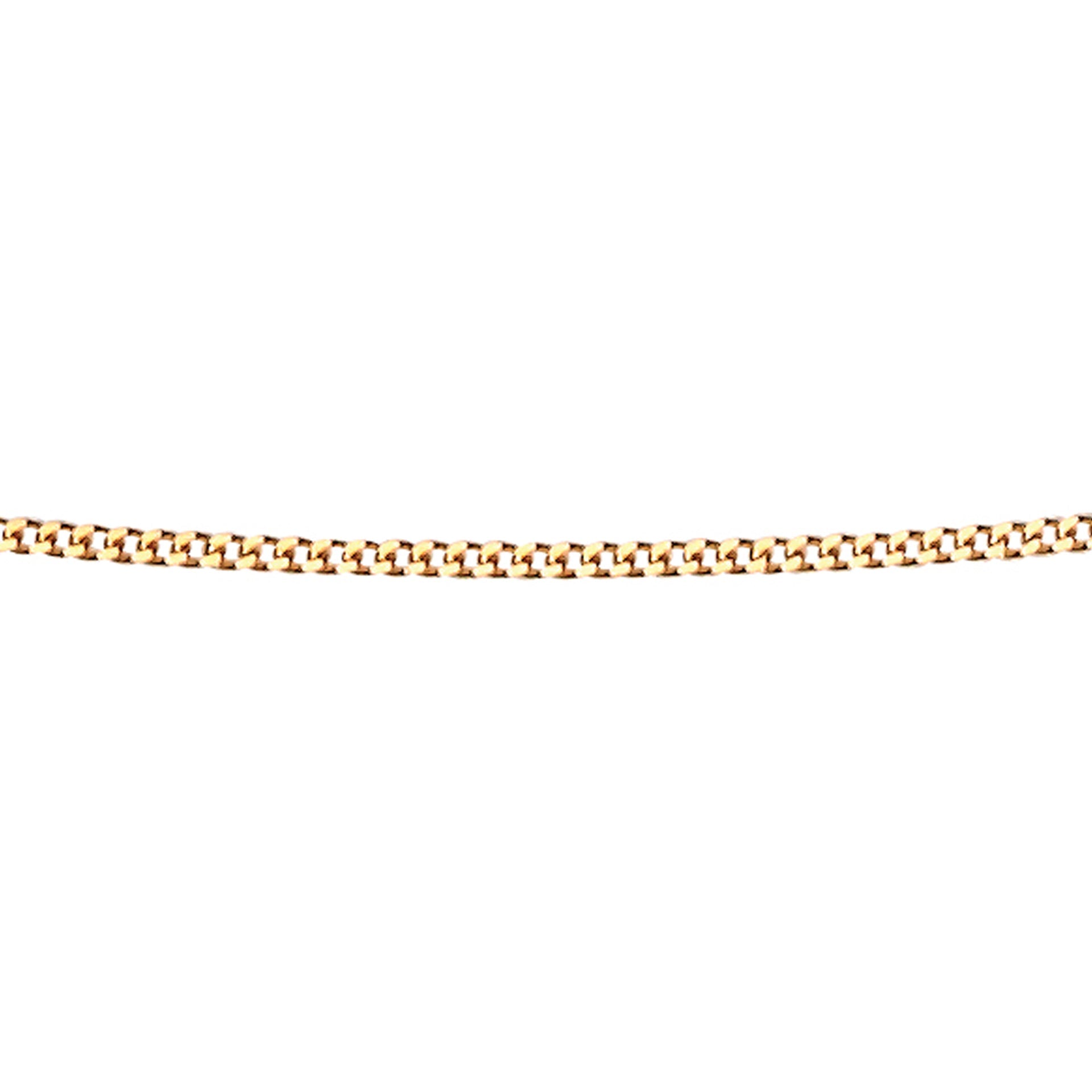 Elements Gold 0.6mm Diamond Cut Curb Chain