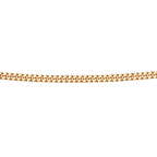 Elements Gold 1mm Diamond Cut Curb Chain 46cm