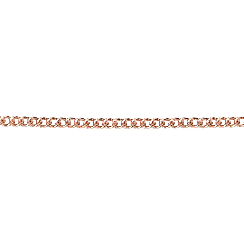 Elements Gold 0.8mm Diamond Cut Curb Chain 41cm-46cm
