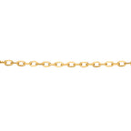 Elements Gold 0.8mm Cut Trace Chain 45cm