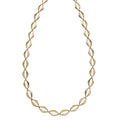 Elements Gold Open Eye Link Necklace