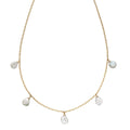 Elements Gold Keshi Pearl Charm Necklace