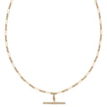 Elements Gold T-Bar Chain Necklace